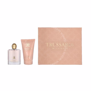 Trussardi Delicate Rose Giftset 150ml Edt Spray 50ml/Body Lotion 100ml