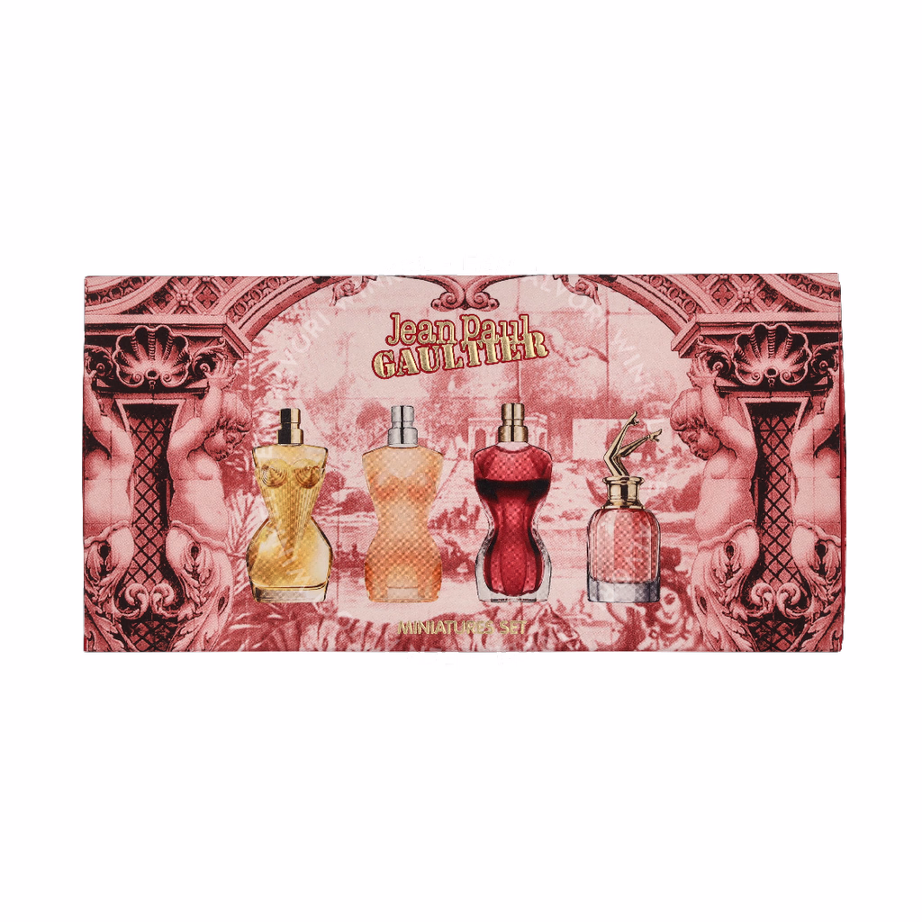 J.P. Gaultier Feminine Miniatures Set 24ml 4x6ml - La Belle/Scandal/Classique/Divine Edp Spray - Afbeelding 2