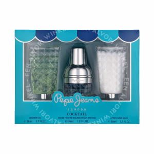 Pepe Jeans Cocktail Edition For Him Gift Set 130ml Edt Spray 30ml/Shower Gel 50ml/After Shave 50ml