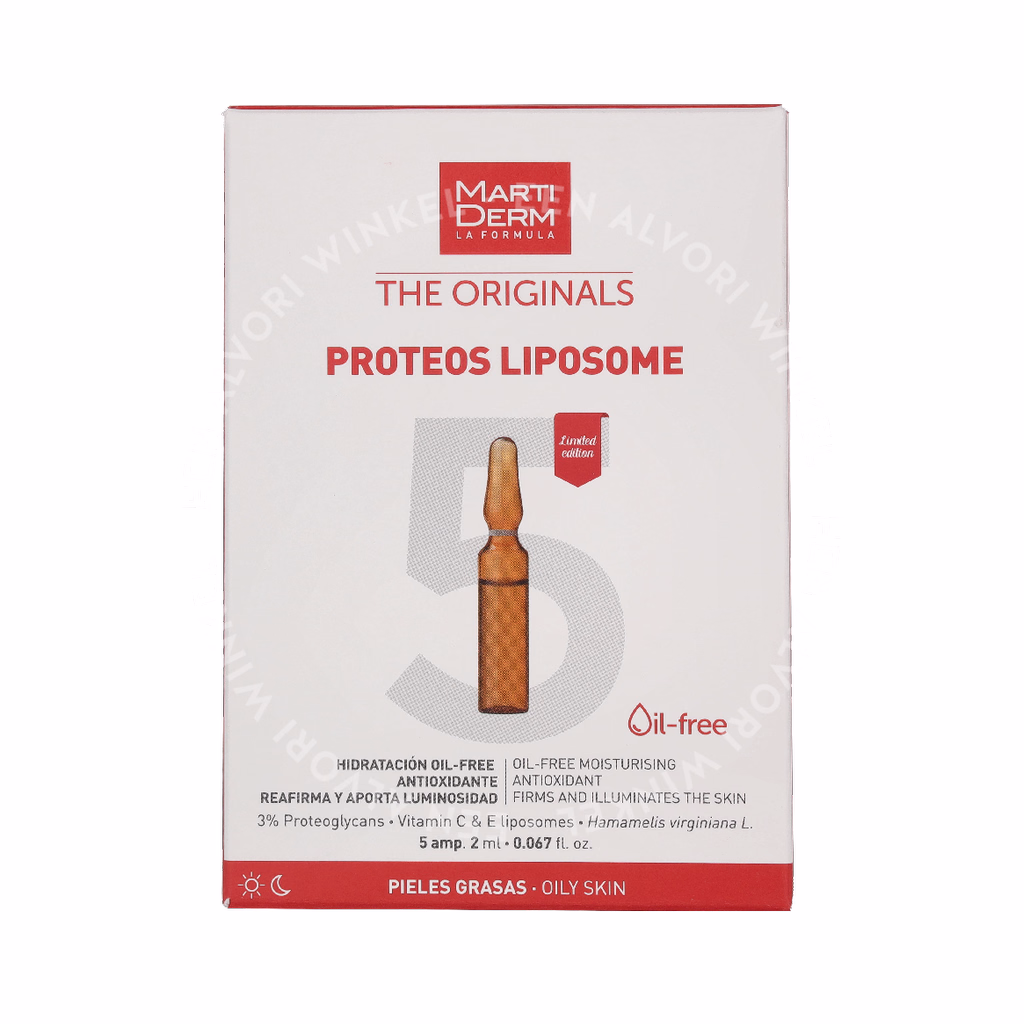 Martiderm The Originals Proteos Liposome Ampoules 10ml 5x2ml - Afbeelding 2