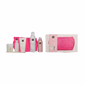 Rituals Sakura Set 710ml Scented Candle 140gr/Foaming Shower Gel 200ml/Body Cream 150ml/Body Lotion Mousse 150ml/Mini Fragrance Sticks 70ml