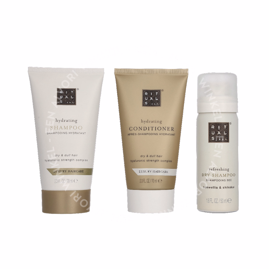 Rituals Hydrating Luxury Haircare Set 190ml Hydrating Shampoo 70ml/Hydrating Conditioner 70ml/Refreshing Dry Shampoo 50ml - Afbeelding 3