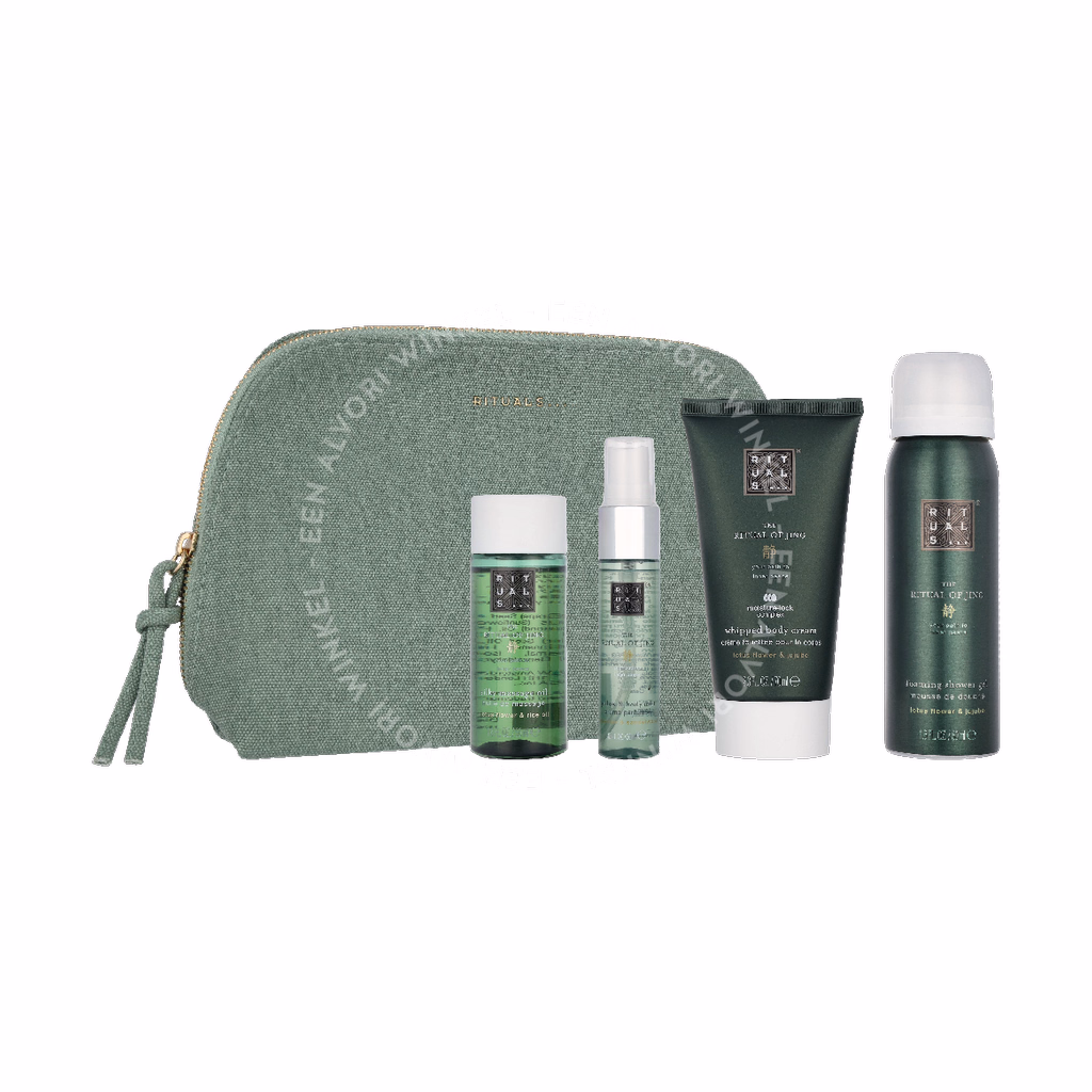 Rituals Jing Giftset 190ml Shower Gel 50ml/Body Cream 70ml/Massage Oil 50ml/Body Mist 20ml - Afbeelding 2