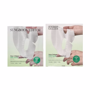Sungboon Editor Deep Collagen Cica Teatree Soothing Mask 148g 37g x 4 pieces