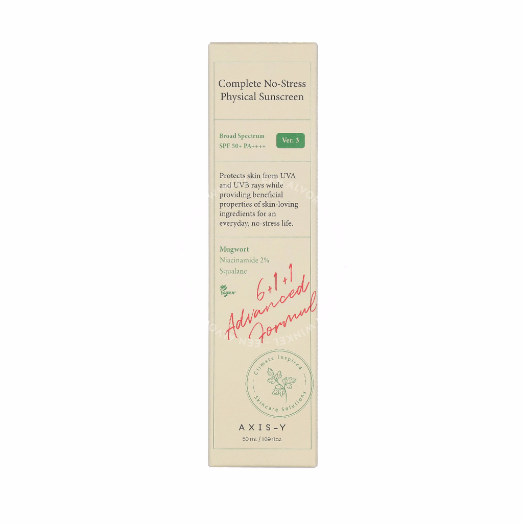 Axis-Y Complete No-Stress Physical Sunscreen 50ml - Afbeelding 2