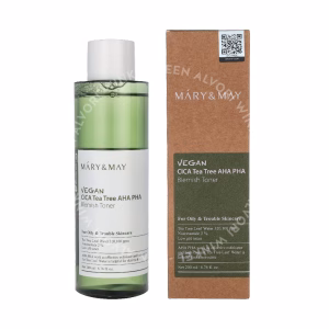 Mary & May Vegan CICA Teatree AHA PHA Blemish Toner 200ml