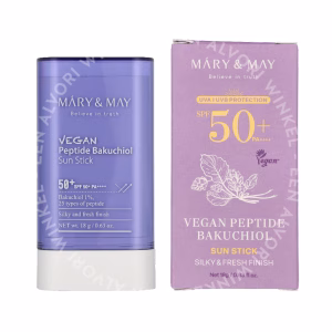 Mary&May Vegan Peptide Bakuchiol Sun Stick SPF50+ PA++++ 18g
