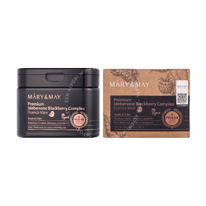 Mary & May Premium Idebenone Blackberry Complex Essence Mask 20stuk 20 Pieces