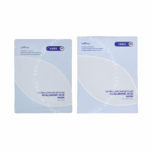 Isntree Ultra-Low Molecular Hyaluronic Acid Mask 250g 10 Pieces