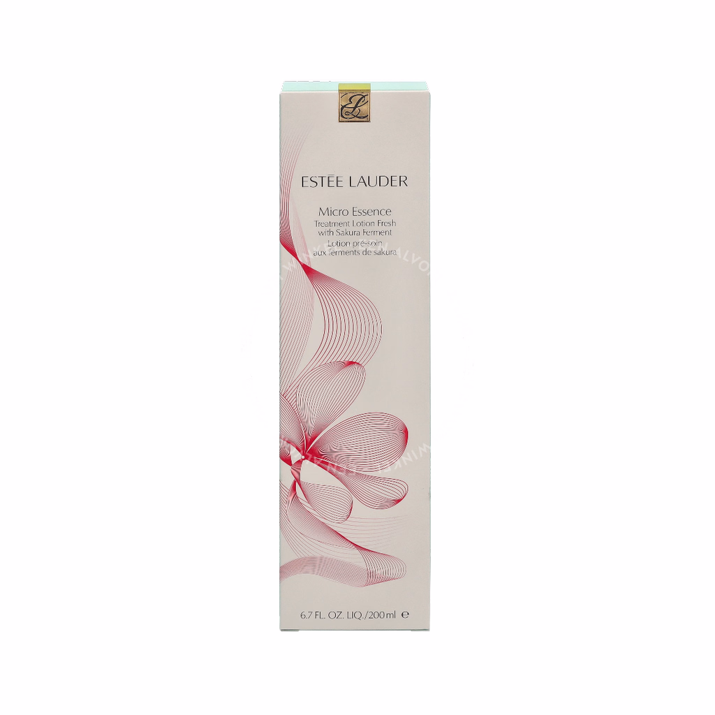 E.Lauder Micro Essence Treatment Lotion Fresh Sakura Ferment 200ml - Afbeelding 2