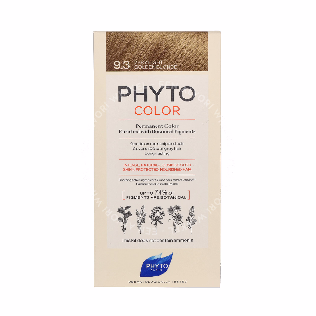 Phyto Phytocolor Permanent Color 112ml 9.3 Very Light Golden Blonde - Afbeelding 2