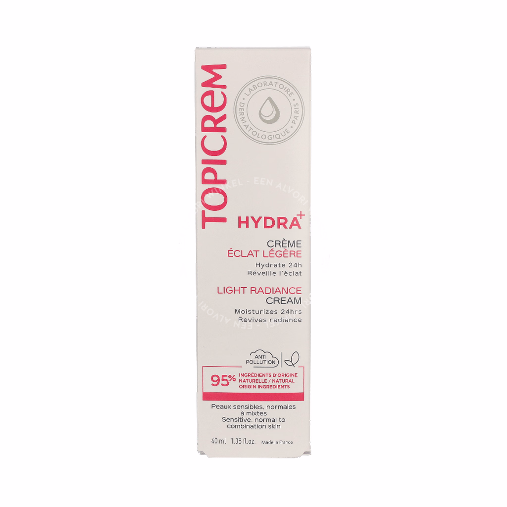 Topicrem Radiance Moisturizing Light Cream 40ml - Afbeelding 2