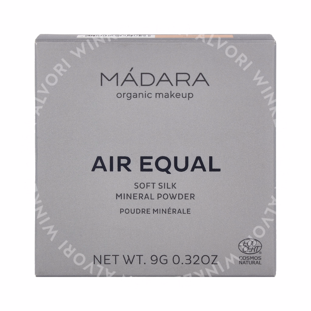 Madara Air Equal Soft Silk Mineral Powder 9g #2 Beige - Afbeelding 2