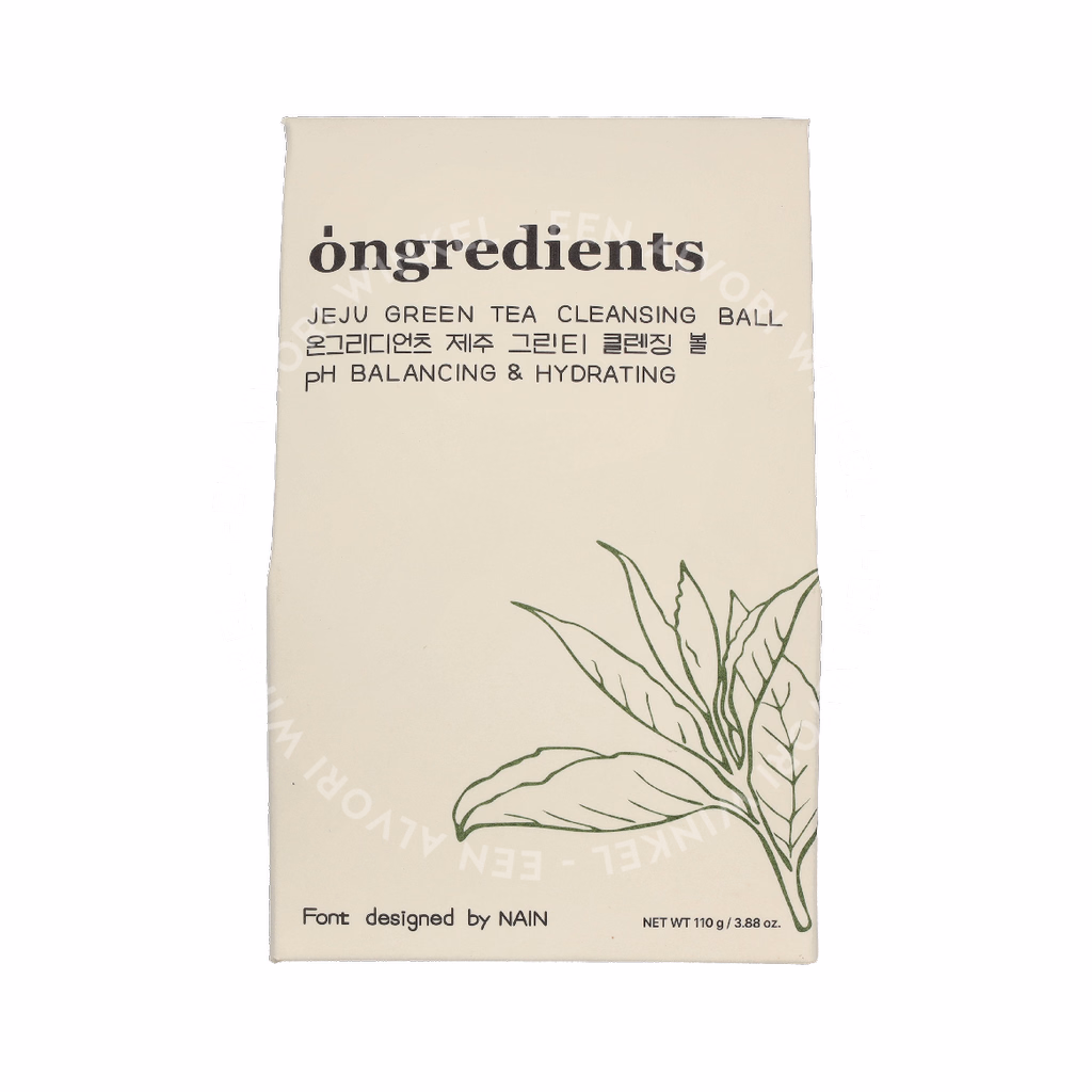 Ongredients Jeju Green Tea Cleansing Ball 110g - Afbeelding 2