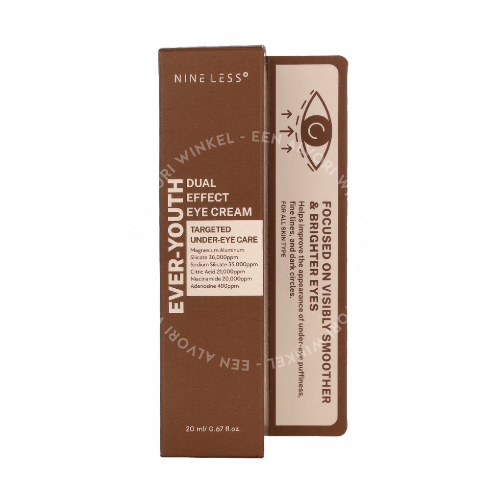 Nine Less Ever-Youth Dual Effect Eye Cream 20ml - Afbeelding 2